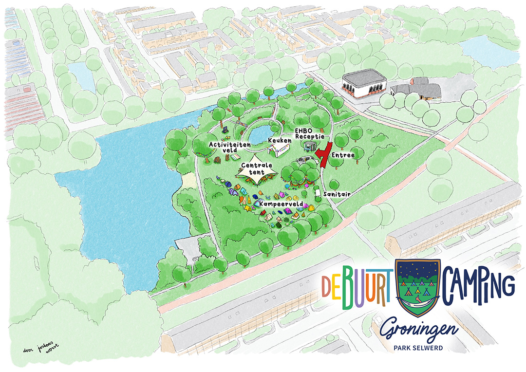 Buurtcamping Groningen Park Selwerd